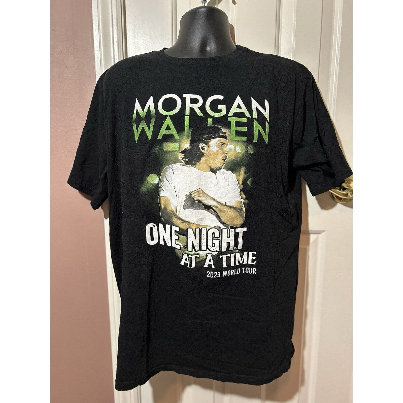 Morgan Wallen Concert T Shirt Mens Xl One Night At A Time World Tour Black 2024